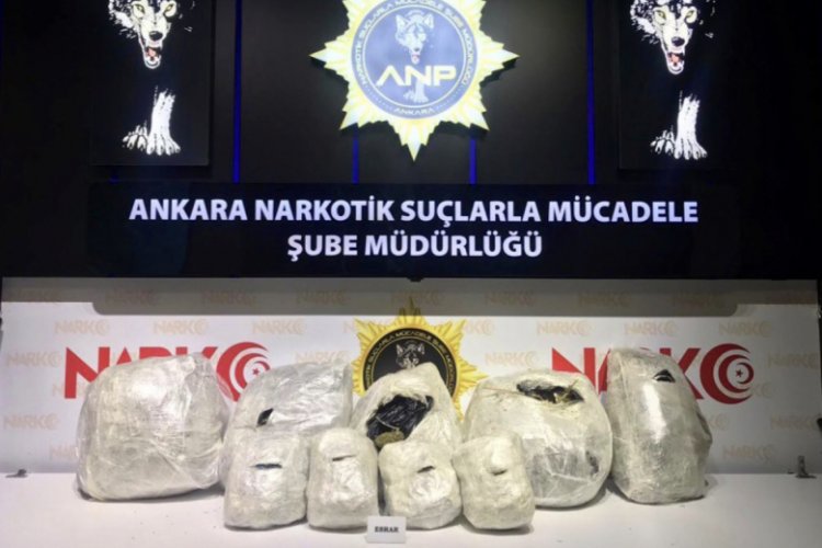 Ankara'da 31 kilogram esrar ele ge&ccedil;irildi