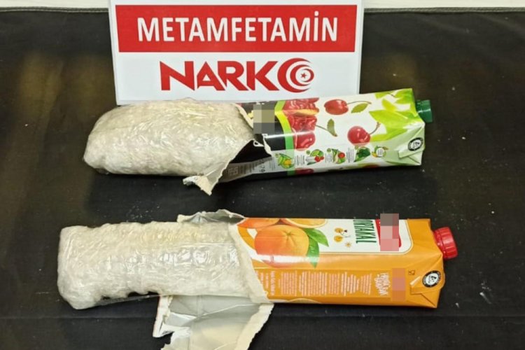 Meyve suyu kutusuyla uyuşturucu sevkiyatına 2 tutuklama