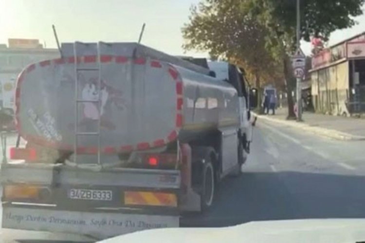 İstanbul trafiğinde "pes" dedirten g&ouml;r&uuml;nt&uuml;