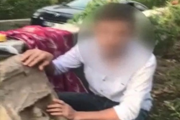&Ccedil;aldığı tarihi eseri &ccedil;ektiği video ile tanıttı