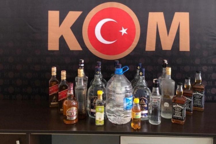 Sahte ve ka&ccedil;ak alkol ele ge&ccedil;irildi