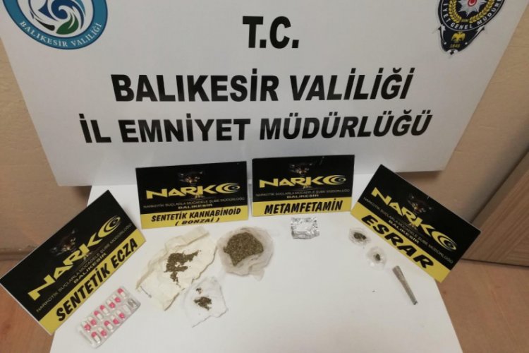 Balıkesir'de uyuşturucu operasyonu