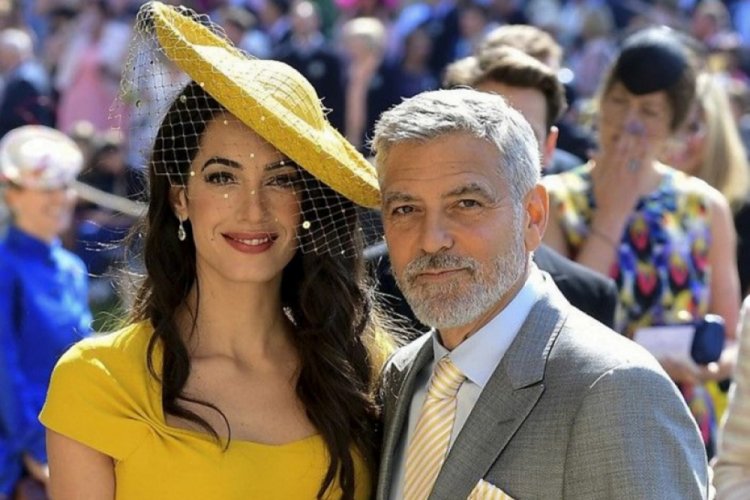 George ve Amal Clooney: Meghan Markle ve Prens Harry'nin ...