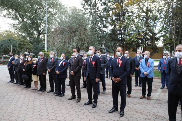 Bursa İneg&ouml;l'de 29 Ekim Cumhuriyet Bayramı t&ouml;renlerle kutlandı