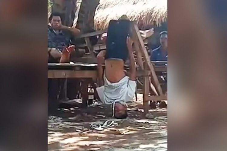 Sevgilisiyle aynı evde kalan genci ayaklarından astılar!