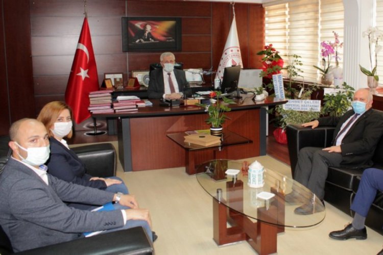 İMO'dan Bursa İl Sağlık M&uuml;d&uuml;r&uuml;'ne ziyaret