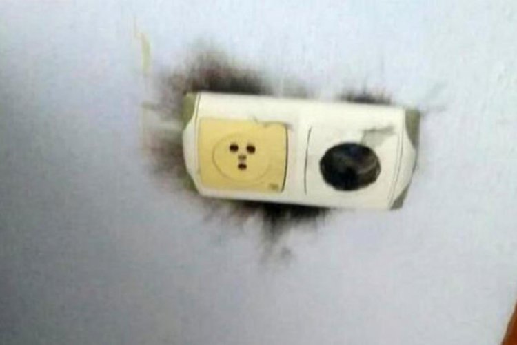 Trabzon'da yıldırım d&uuml;şt&uuml;, telefon hatları zarar g&ouml;rd&uuml;