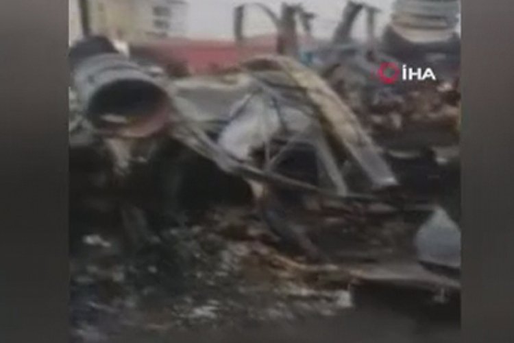 Nijerya'da yakıt yüklü tanker patladı: 2 kişi öldü, 29 araç yandı