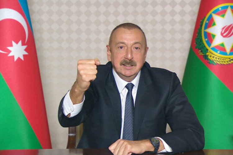 Aliyev a&ccedil;ıkladı! 1 kasaba, 48 k&ouml;y işgalden kurtarıldı