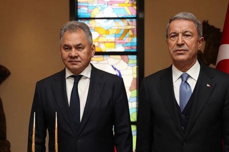 Bakan Akar, Rus mevkidaşı Şoygu ile g&ouml;r&uuml;şt&uuml;