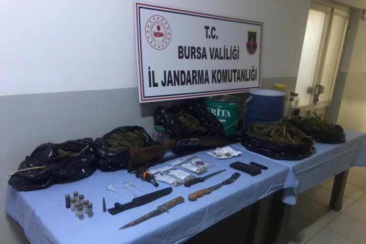 Bursa İnegöl'de uyuşturucu operasyonu: 2 gözaltı