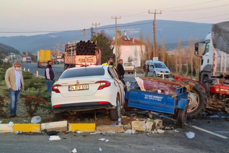 Uşak'ta trafik kazası