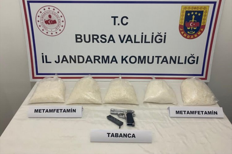 Bursa'da operasyonla 5 kilogram metamfetamin ele geçirildi