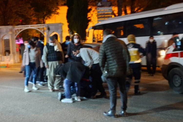Bursa'da yaya geçidinde turiste araç çarptı