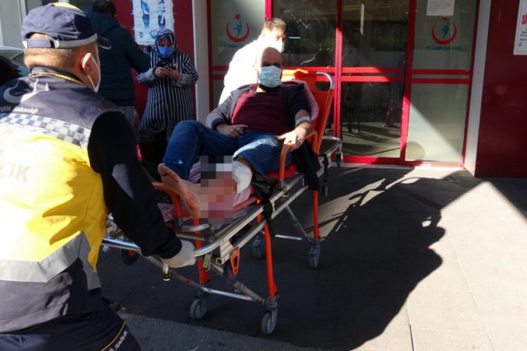 Bursa'da pazara giderken silahlı saldırıya uğradı