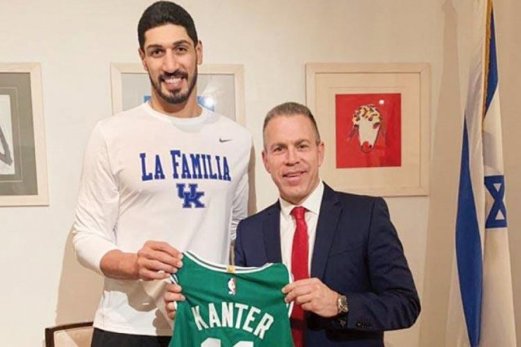 İsrail el&ccedil;isi Enes Kanter'i &ouml;vd&uuml;