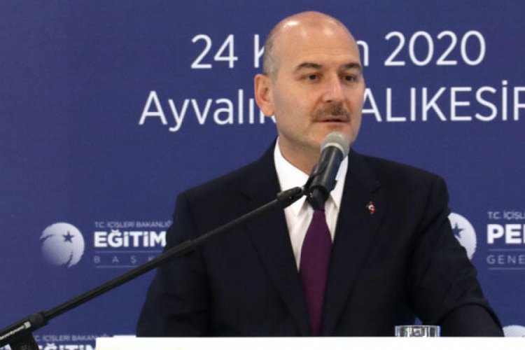 Bakan Soylu: Kadına sinirlenip vuracağına kendine vur