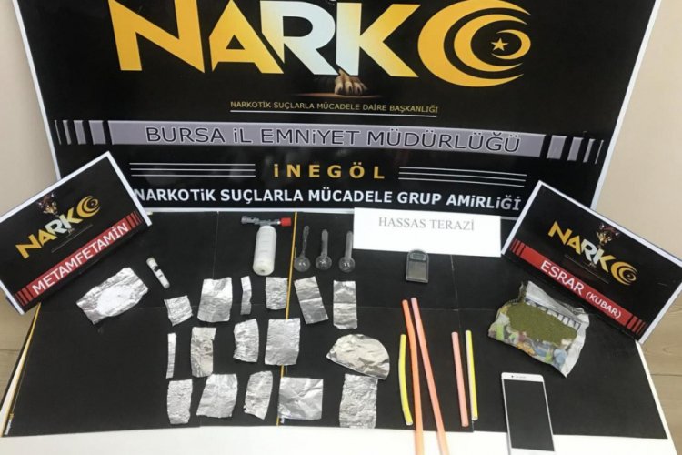 Bursa İneg&ouml;l polisi uyuşturucu tacirlerine g&ouml;z a&ccedil;tırmıyor
