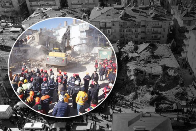 Depremde yıkılan Dilek Apartmanı'nı hatır g&ouml;n&uuml;l yıkmış!
