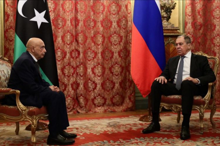 Lavrov, Libya'daki Tobruk Temsilciler Meclisi Başkanı Salih ile görüştü