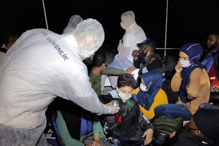 Aydın'da Türk karasularına geri itilen 27 sığınmacı kurtarıldı