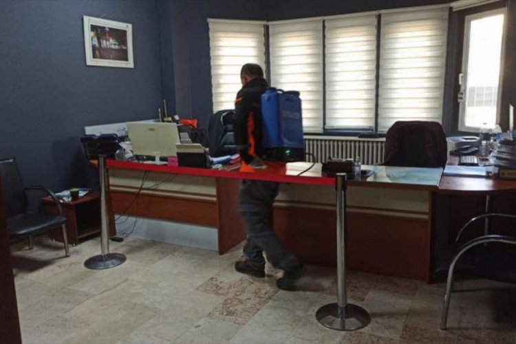 Bursa'da dezenfekte çalışmaları aralıksız sürüyor