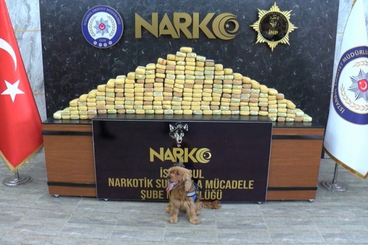 Evin deposunda 113 kilogram eroin ele ge&ccedil;irildi