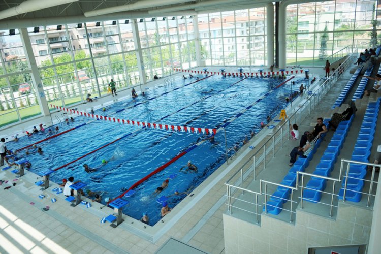 Bursa'da Konak Olimpik Yüzme Tesisleri tadilata girdi