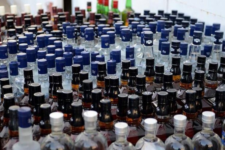 Ankara'da sahte alkol üreten kişi suçüstü yakalandı