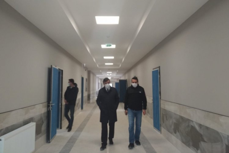 Bursa Macide Gazioğlu Kükürtlü Ortaokulu inşaatında sona doğru