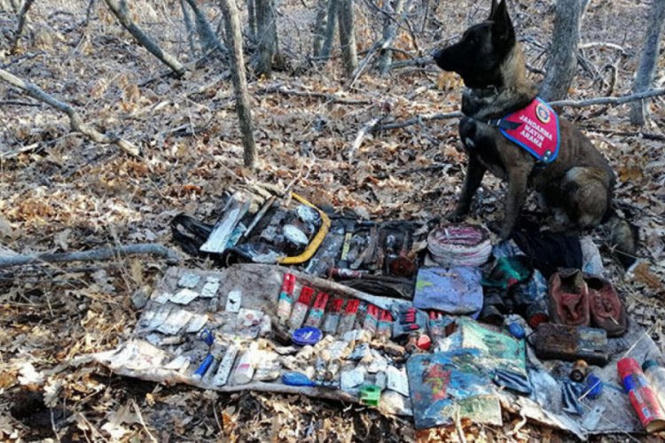 PKK'lı ter&ouml;ristlerin kullandığı 2 sığınak imha edildi