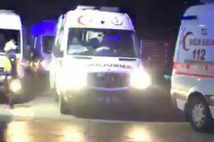 Trabzon'da ambulanslar kuyruk oluşturdu