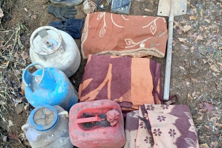 Ter&ouml;ristlere ait iki odalı sığınak imha edildi
