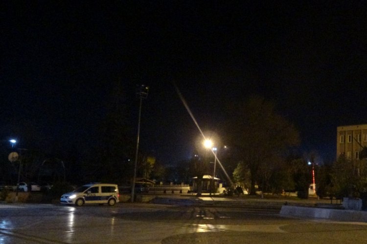 Uşak sokakları sessizliğe b&uuml;r&uuml;nd&uuml;