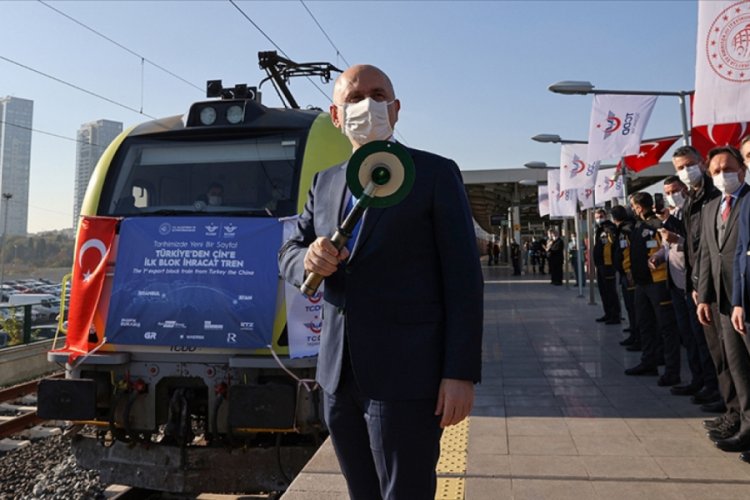 Bakan Karaismailoğlu'ndan T&uuml;rkiye'den &Ccedil;in'e giden ilk ihracat treniyle ilgili a&ccedil;ıklama