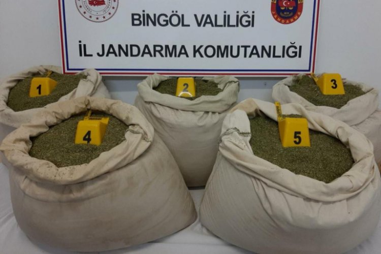İ&ccedil;işleri: Bing&ouml;l'de 135 kilogram toz esrar ele ge&ccedil;irildi