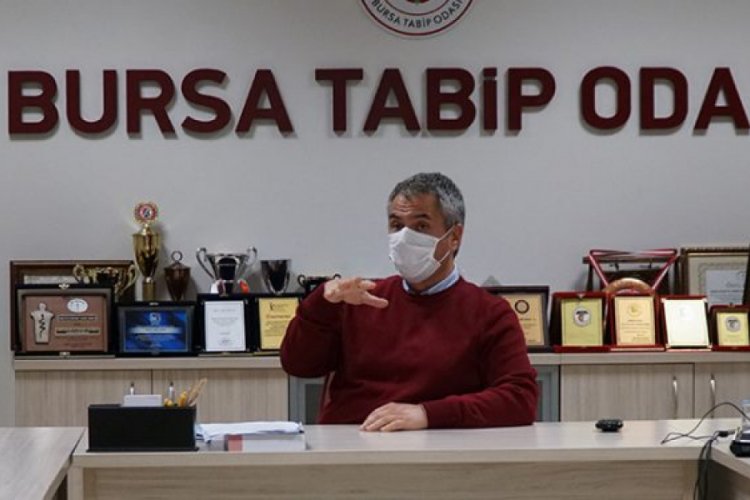 Bursa Tabip Odası Başkanı: Bursa'da g&uuml;nl&uuml;k 4 bin vaka tespit edildi