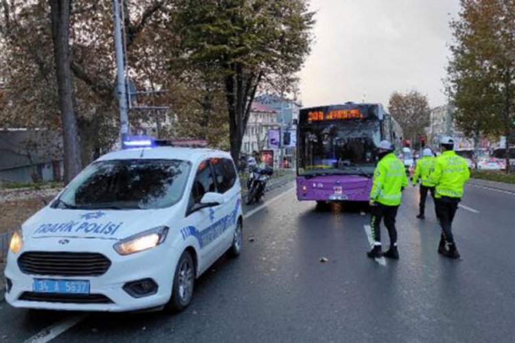 İstanbul'da toplu taşıma ara&ccedil;larında denetim