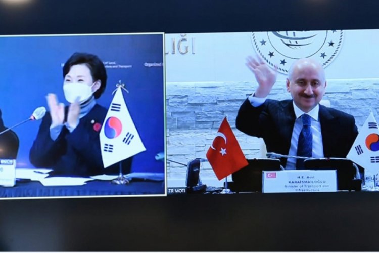 Bakan Karaismailoğlu, Koreli mevkidaşı ile g&ouml;r&uuml;şt&uuml;