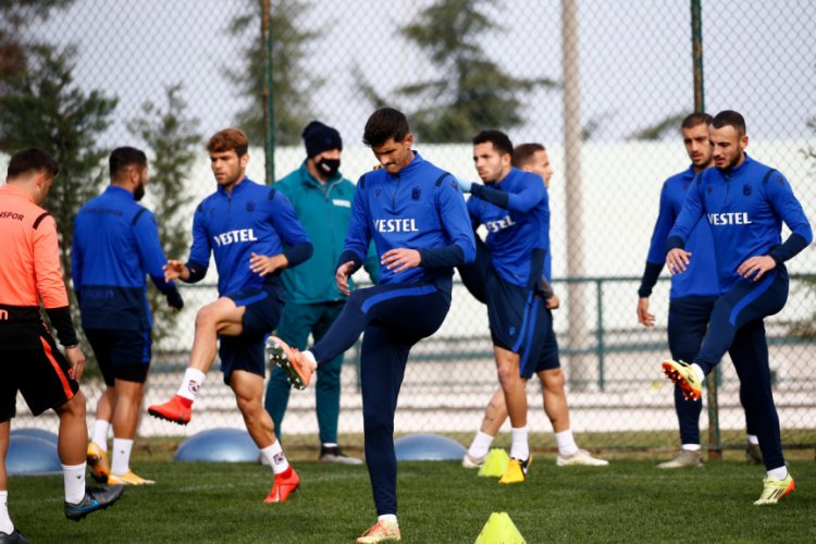 Trabzonspor, Kayserispor ma&ccedil;ı hazırlıklarına ara vermeden başladı