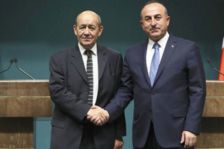 Bakan &Ccedil;avuşoğlu, Fransız mevkidaşıyla g&ouml;r&uuml;şt&uuml;