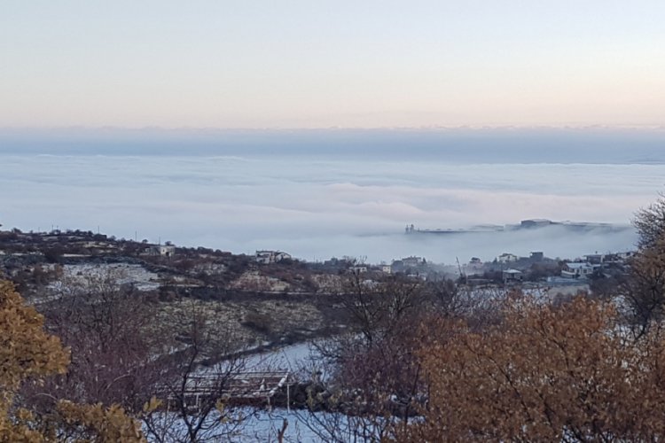 Kayseri'de g&ouml;r&uuml;ş mesafesi 1.5 metreye kadar d&uuml;şt&uuml;