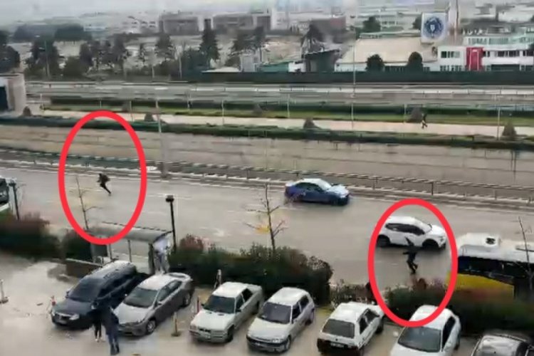 Bursa'da film sahnelerini aratmayan hırsız polis kovalamacası!