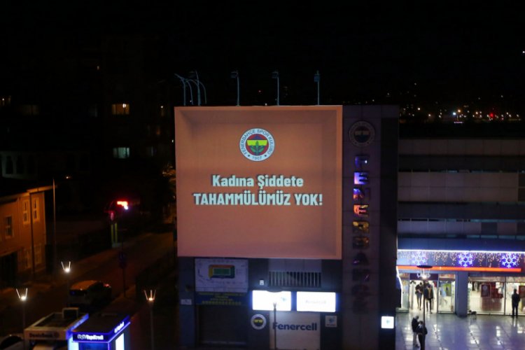 Fenerbah&ccedil;e'den kadına şiddetle m&uuml;cadele mesajı