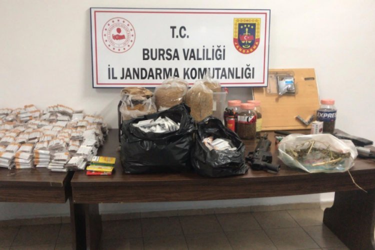 Bursa'da jandarma ekiplerinden uyuşturucuya ge&ccedil;it yok!