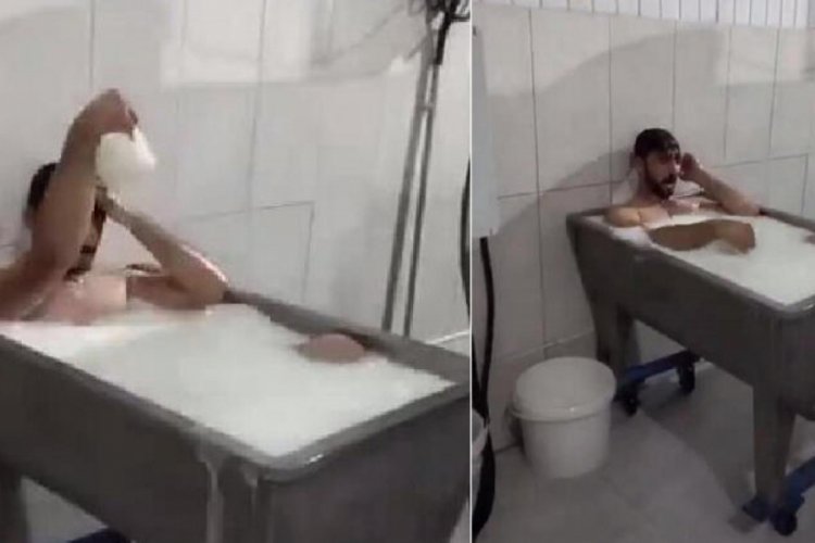 S&uuml;t kazanı i&ccedil;inde banyo skandalında yeni gelişme