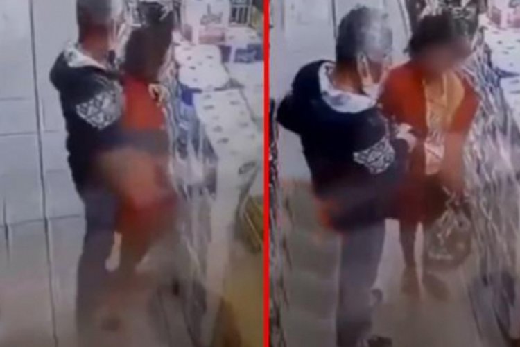 Markette zihinsel engelli kız &ccedil;ocuğuna cinsel istismar!