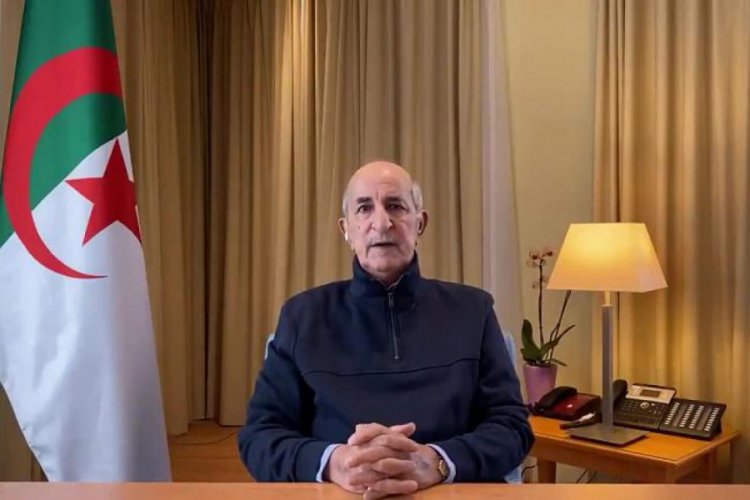Covid-19 tedavisi gören Cezayir Cumhurbaşkanı Tebbun'dan iyiyim mesajı