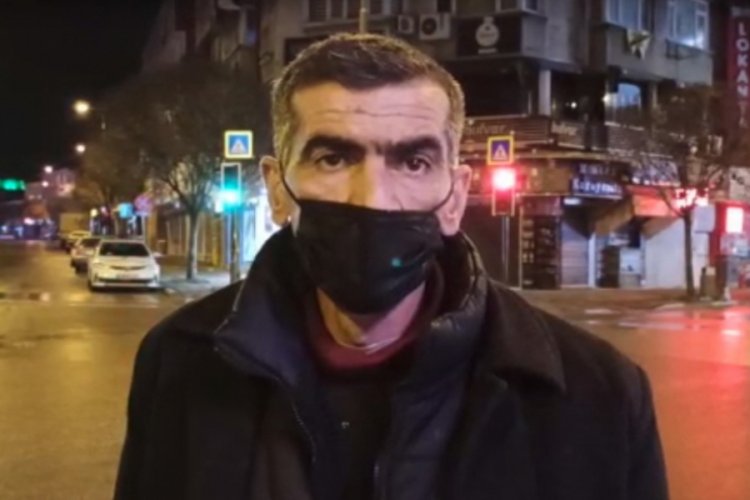 Bursa polisi evsiz olduğunu &ouml;ğrenince ceza yazmadı