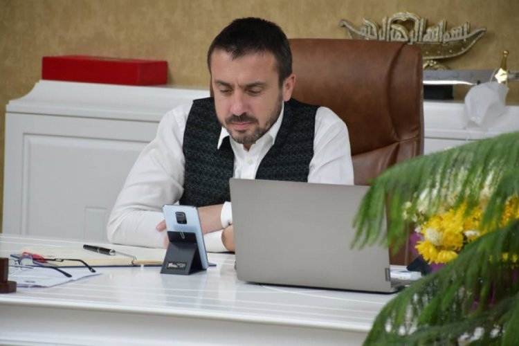 Bursa Kestel Belediye Başkanı Tanır, 752 vatandaş ile 'online' g&ouml;r&uuml;şt&uuml;